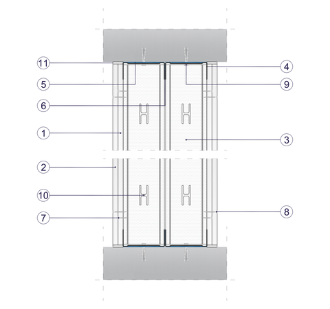 SD - 2x12,5 GKB A + GKF DF A/2xCW 100 2xW