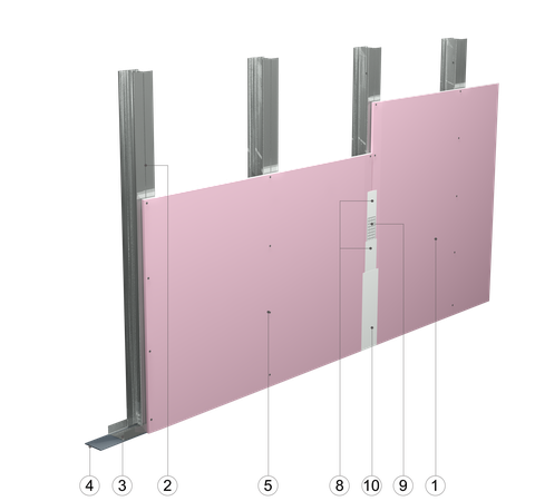 SO - 1x12,5 GKF DF/CW 75+CW 75 (W)