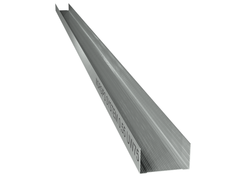 UW 75 PROFILE made  of 0,55 mm sheet metal