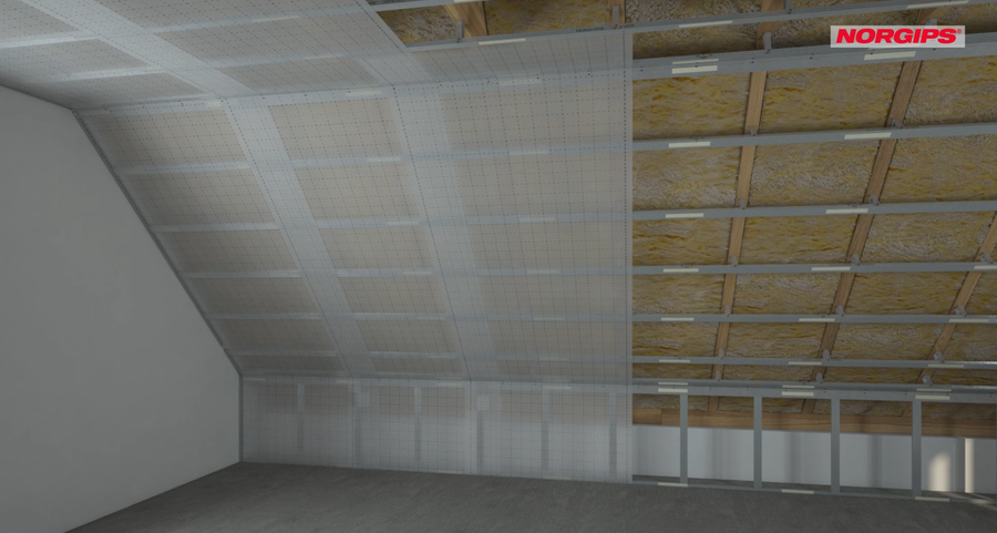 Installation of vapour barrier membrane