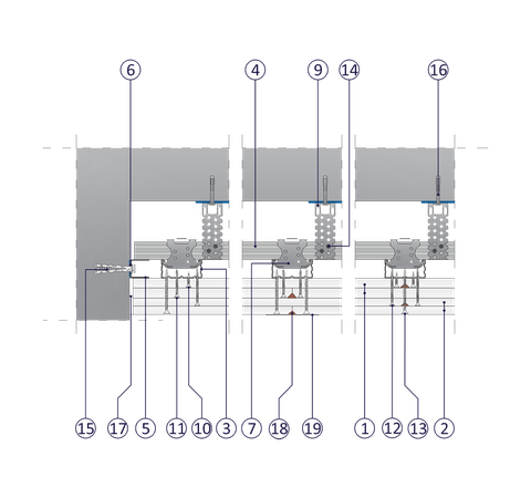 SP - 2x15+2x12,5 GKFI DFH2/CD 60, ES