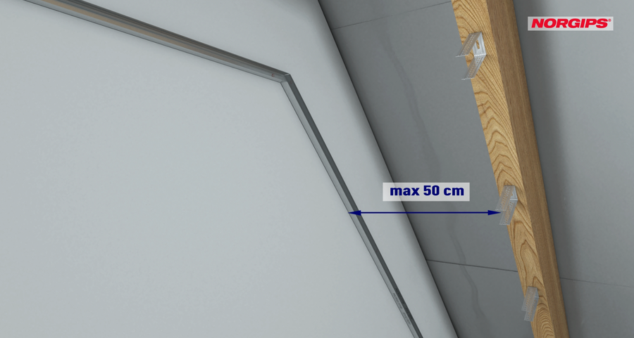 Determining the installation location of outer ES type or flat L type hangers