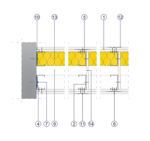 SDI - 2x12,5 GKBI H2/2xCW 75 W