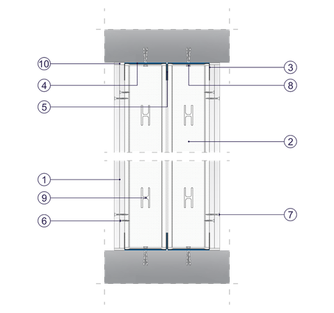 SD - 2x12,5 GKB A + ACO A/2xCW 100 2xW