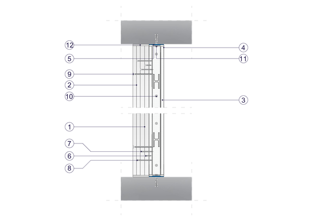 SO - 2x15+2x12,5 GKF DF/CW 50+CW 50 (W)