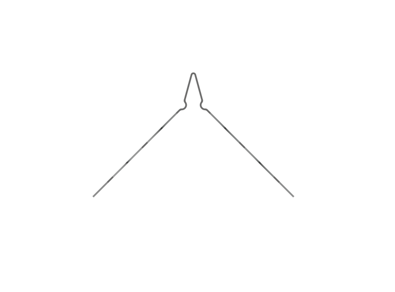 Corner bead for wet plasters 36 x 36 mm