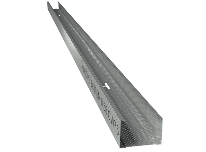 CW 75 PROFILE made  of 0,55 mm sheet metal
