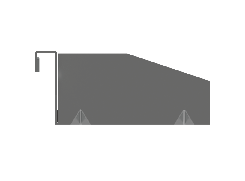 One-sided transverse coupler