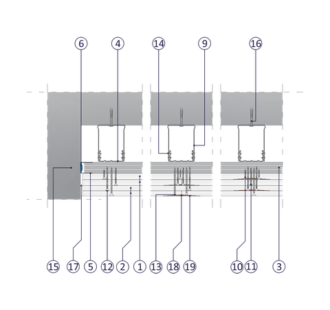 SP - 2x15+2x12,5 GKFI DFH2/CD 60, ES