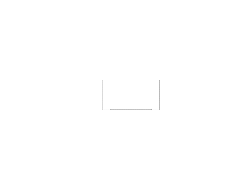 UW 75 SUPER PROFILE  made of 0.6 mm sheet metal  (C3)