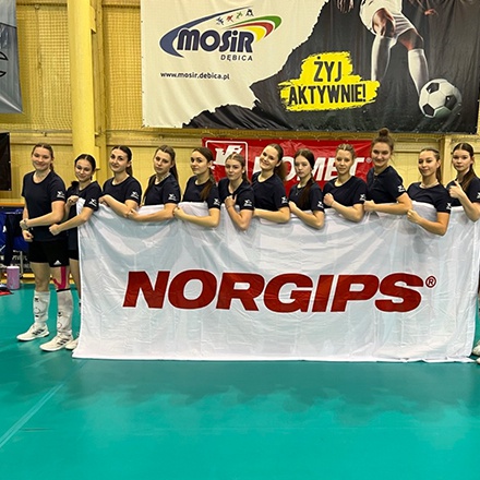 NORGIPS supports the volleyball team