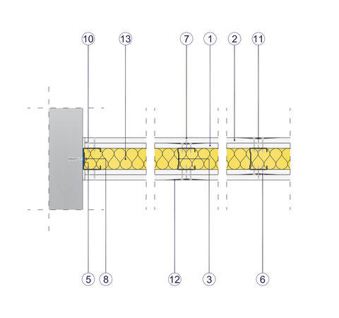 SD - 2x12,5 GKB A + GKF DF/CW 50 W