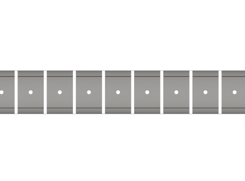 U 75 PROFILE made of 0.5 mm sheet metal