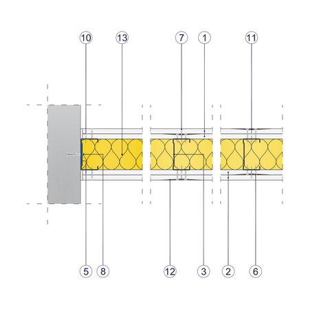 SD - 2x12,5 GKB A + GKBI H2/CW 75 W