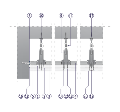SPJ - 1x15+2x12,5 GKF DF/CD 60, N