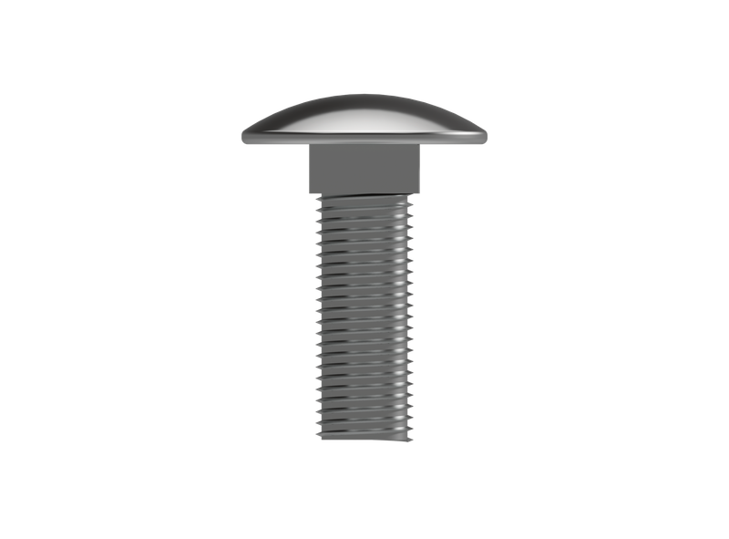 M8 bolt with nut and washers