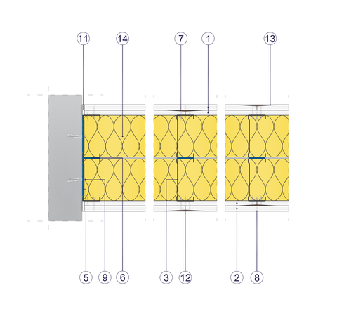SD - 2x12,5 GKB A + GKBI H2/2xCW 100 2xW
