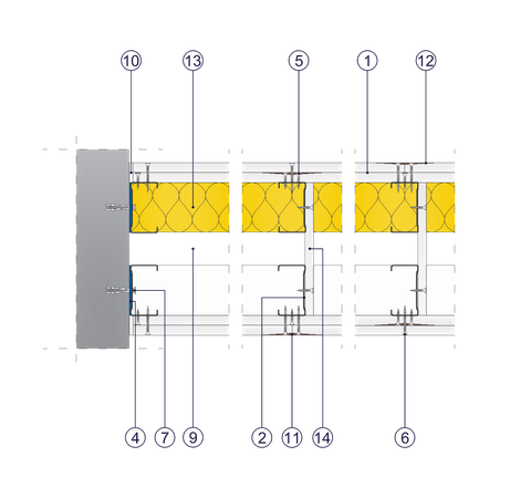 SDI - 2x15 GKF DF/2xCW 75 W