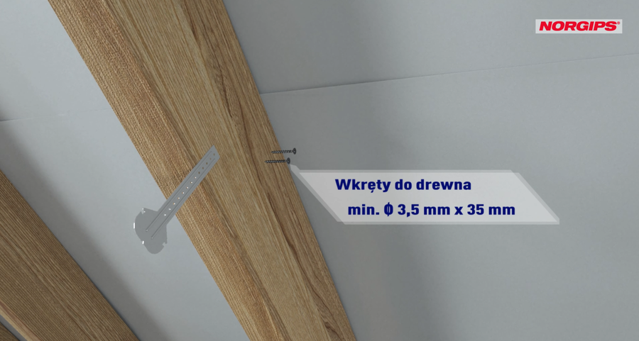 Installation of L type hangers (mushroom)