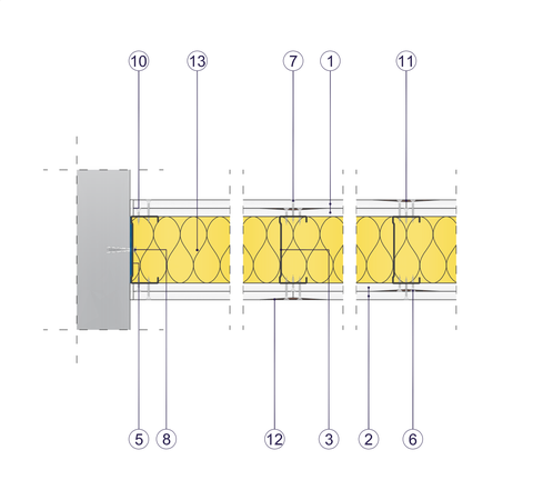 SD - 2x12,5 GKB A+GKBI H2/CW 100/0,5 W