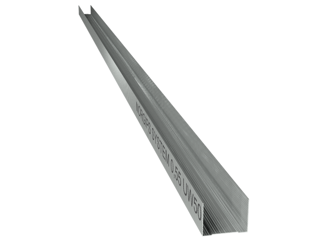 UW 50 PROFILE made  of 0,55 mm sheet metal
