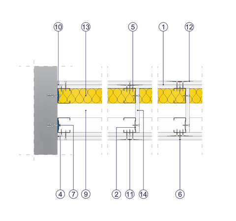 SDI - 2x12,5 GKF DF/2xCW 50 W