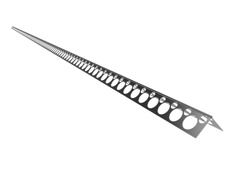 Aluminium corner bead 23x23