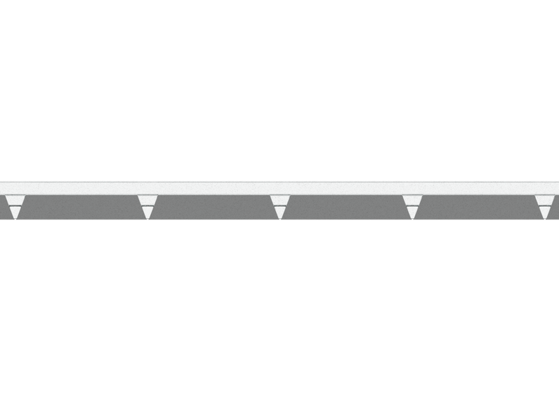 V PROFILE made of 0.55 mm sheet metal