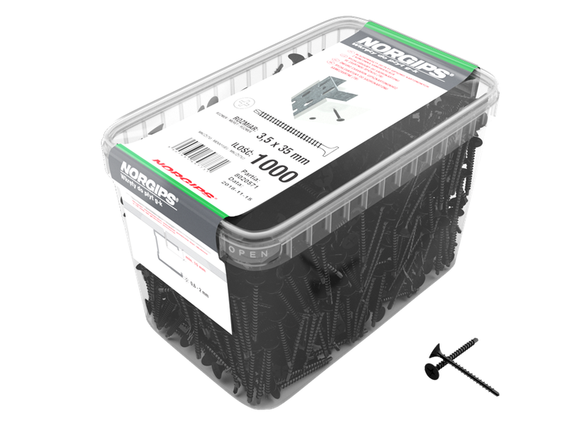 Self-drilling sheet metal screws 3.5 x 35 mm