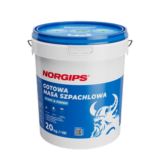gotowa masa szpachlowa 20 kg HR.png, NORGIPS products in new packaging!