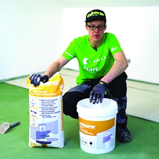 miniatura2.jpg, How to prepare NORGIPS Start plaster for bonding floor boards
