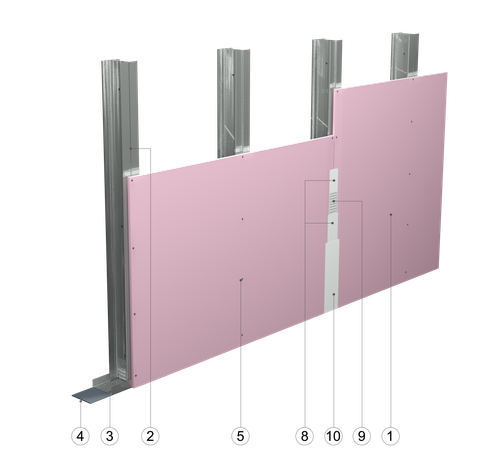 SO - 1x12,5 GKF DF/CW 100+CW 100 (W)