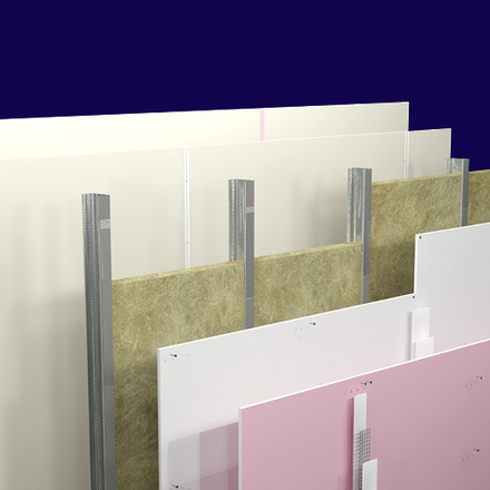 Improved sound insulation in partition and attic lining solutions - DUO
