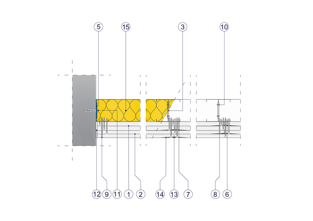 SO - 2x15+2x12,5 GKFI DFH2/CW 75+CW 75 (W)