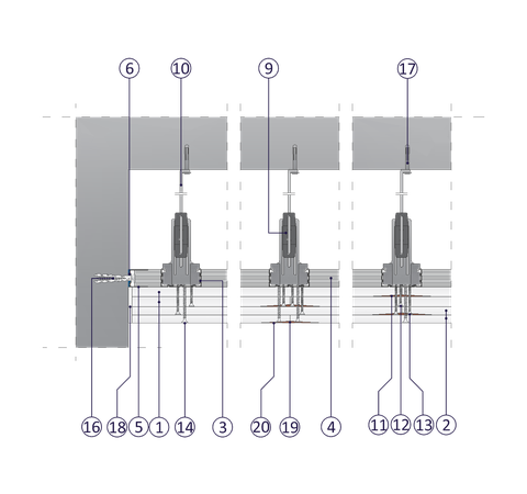 SPJ - 2x15+2x12,5 GKF DF/CD 60, S