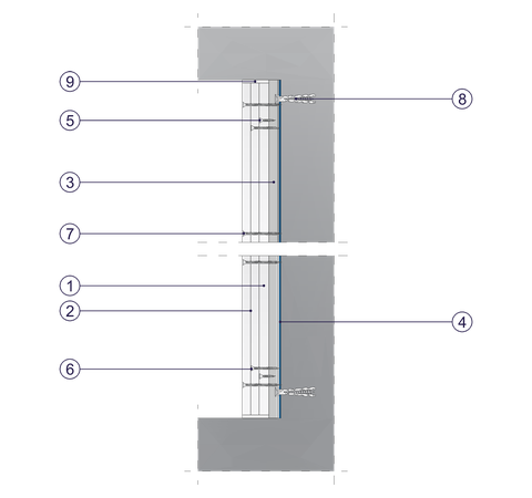OS - 1x15+2x12,5 GKF DF/KAP