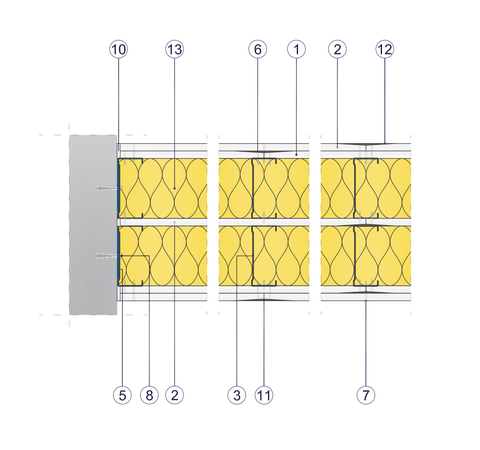SDM - 2x12,5 GKBI H2 + DFH2IRE/1x12,5 DFH2IRE/2xCW 100 2xW